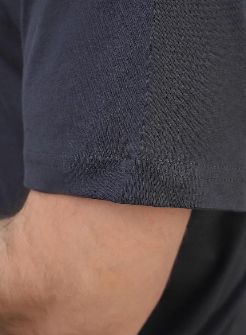 GIORDANO Men's Slim Fit Cotton Jersey Message Print Tee - Image 4